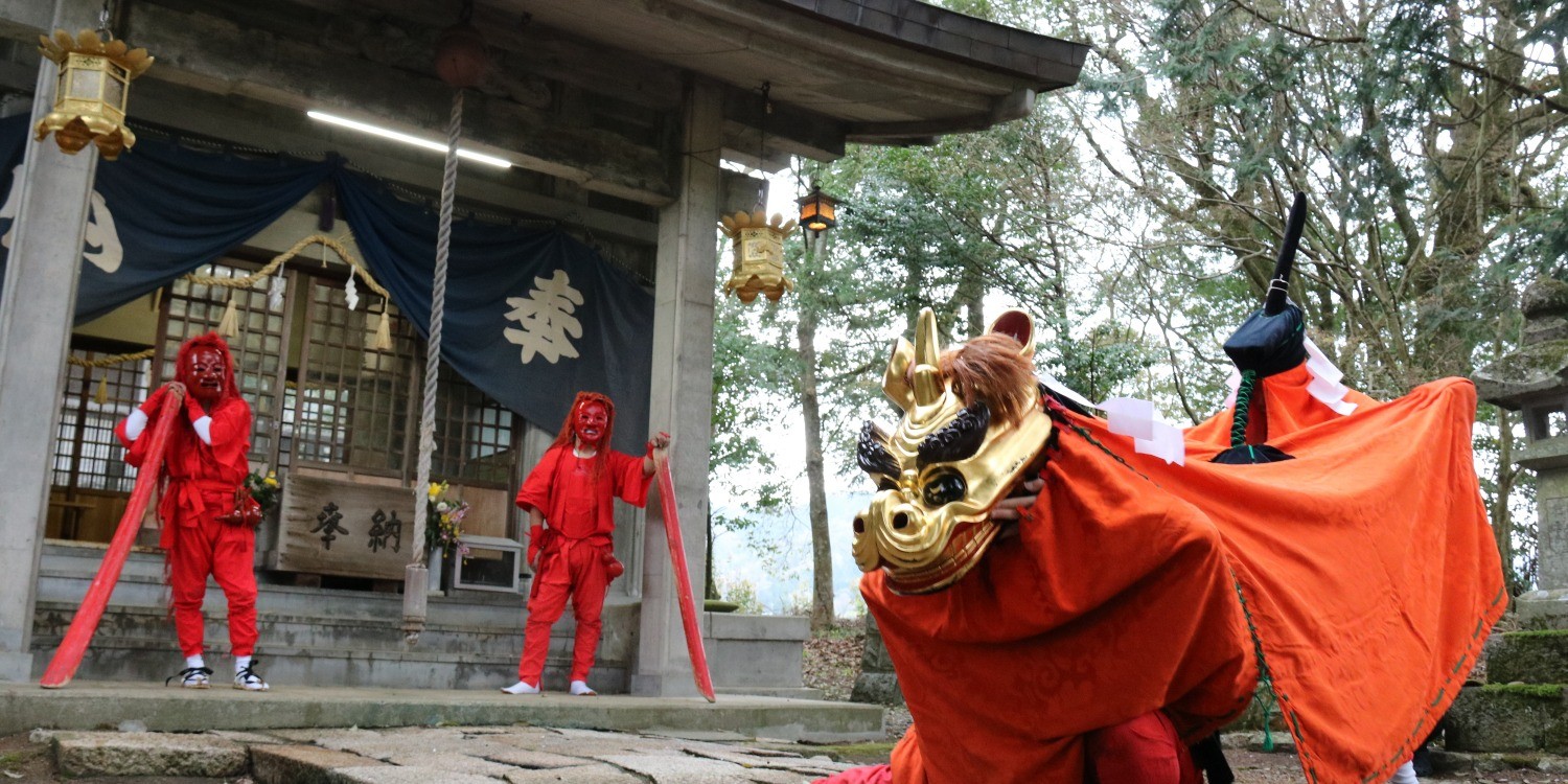 【NEW】八頭町の麒麟獅子舞と神社周辺の観光スポット特集