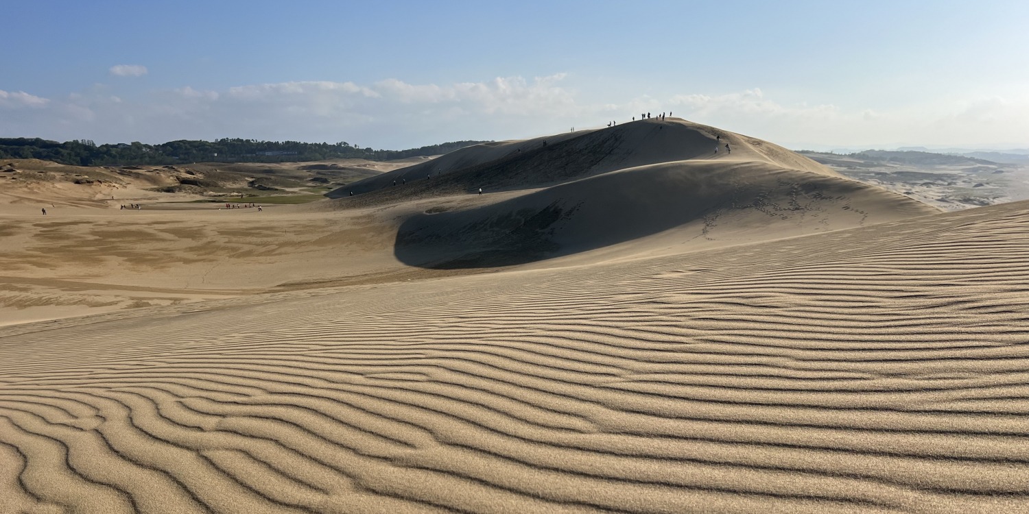 鳥取砂丘の歩き方「砂地をススメ」