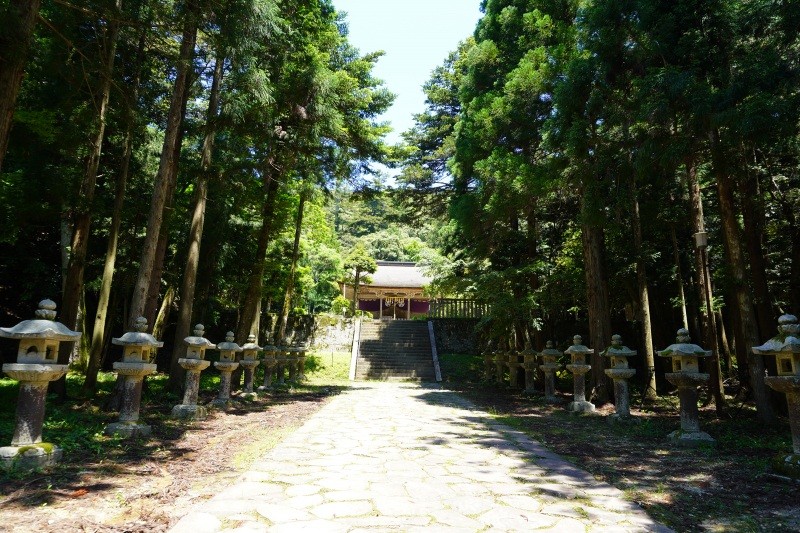 鳥取東照宮への石畳