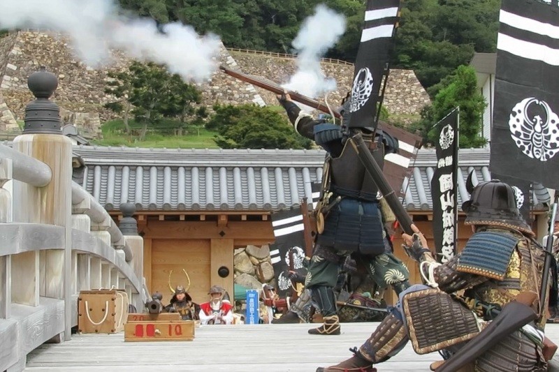 第２３回鳥取三十二万石お城まつり　備州岡山城鉄砲隊