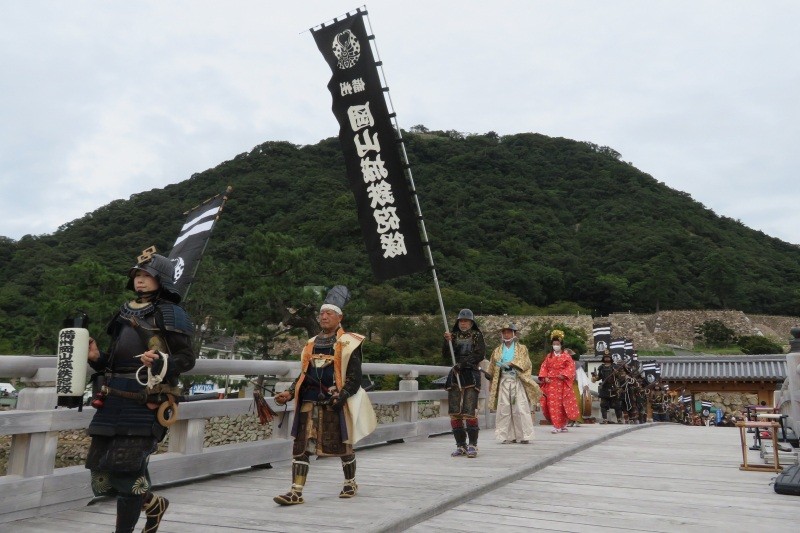 第２３回鳥取三十二万石お城まつり　備州岡山城鉄砲隊