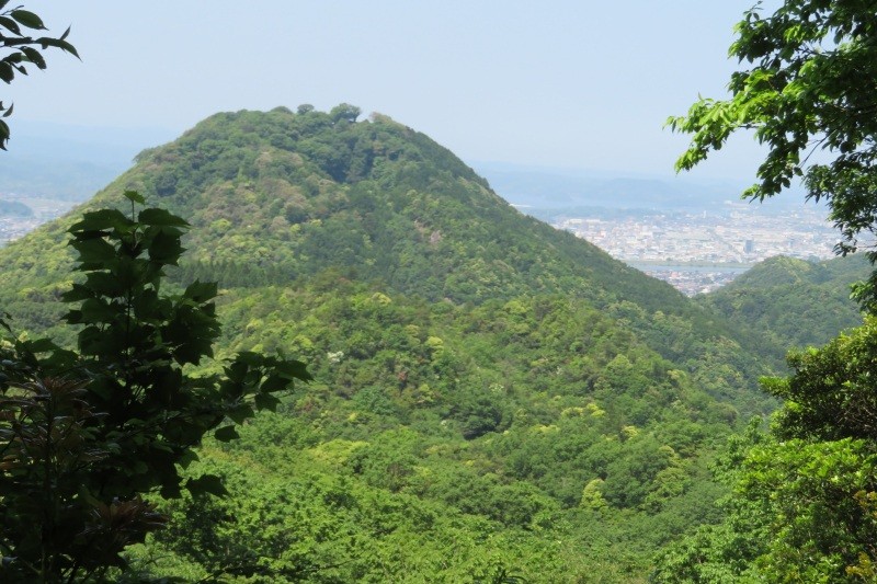 太閤ヶ平から望む久松山