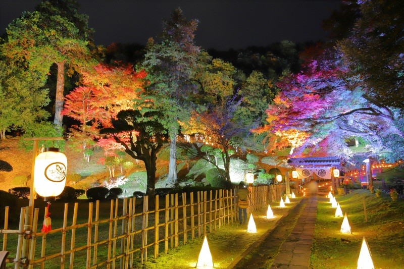 「燈篭献灯」の様子です「第1回鳥取市観光フォトコンテスト」入賞作品　佳作
