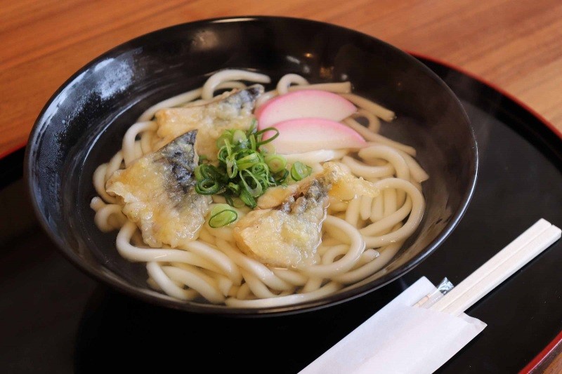 鯖天うどん