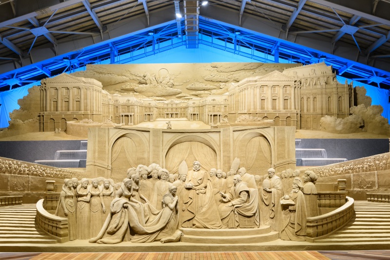鳥取砂丘砂の美術館　第14期展示砂で世界旅行・エジプト編