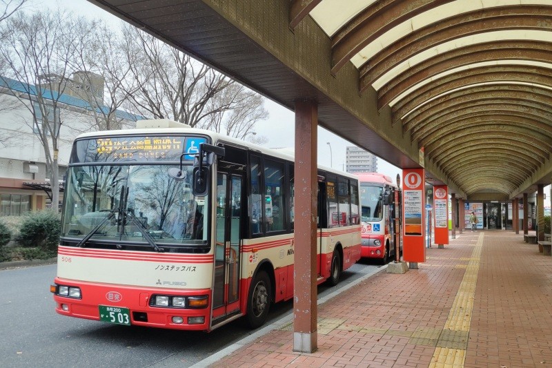 鳥取バスターミナル0番乗り場　鳥取砂丘線