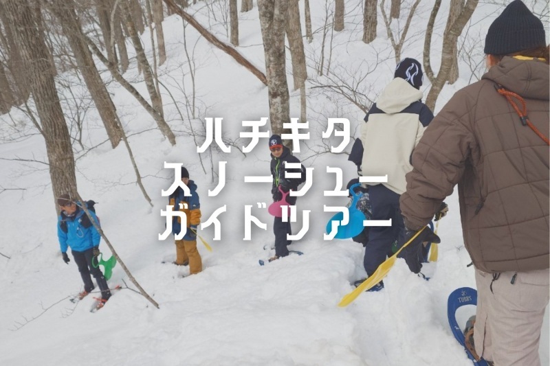 ハチキタスノーシューガイドツアー