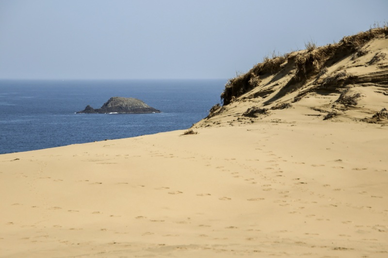 鳥取砂丘西側からみた日本海　©TRAIL ON