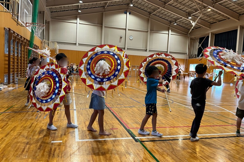 出前講座の様子（久松小学校）