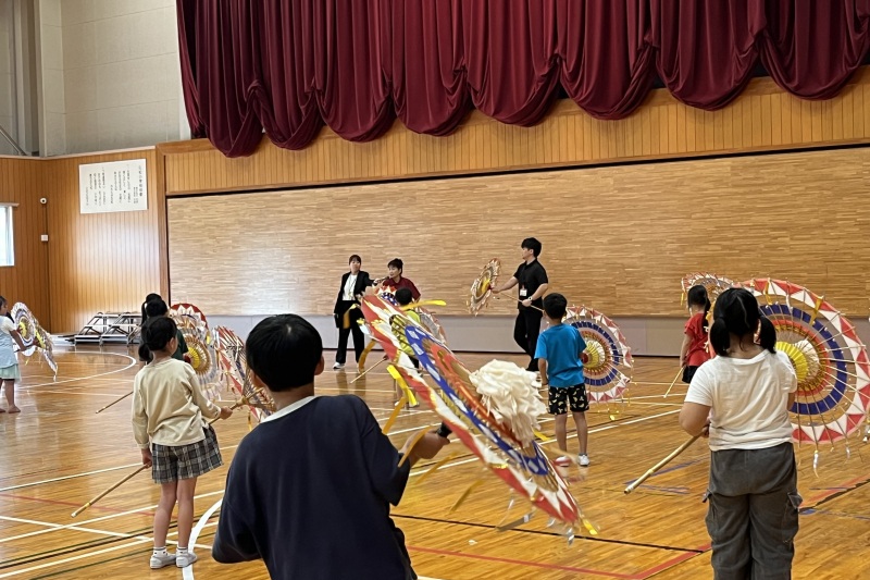 出前講座の様子（久松小学校）