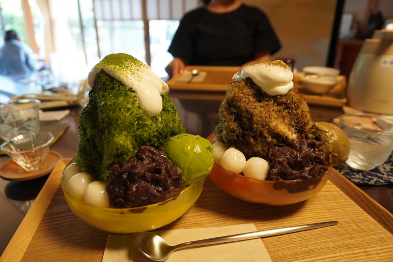 季節限定のかき氷も外せません♪