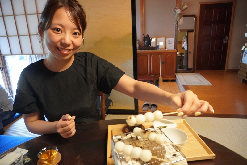 自分で炙って楽しむお団子♡