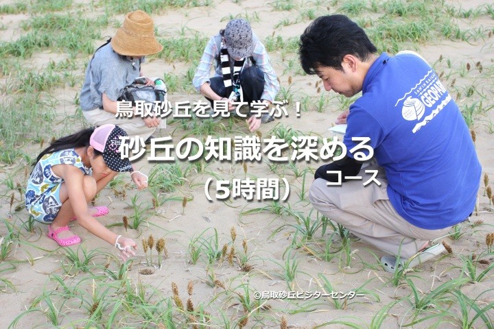 【5時間】鳥取砂丘を見て学ぶ！ 鳥取砂丘の知識を深めるコース