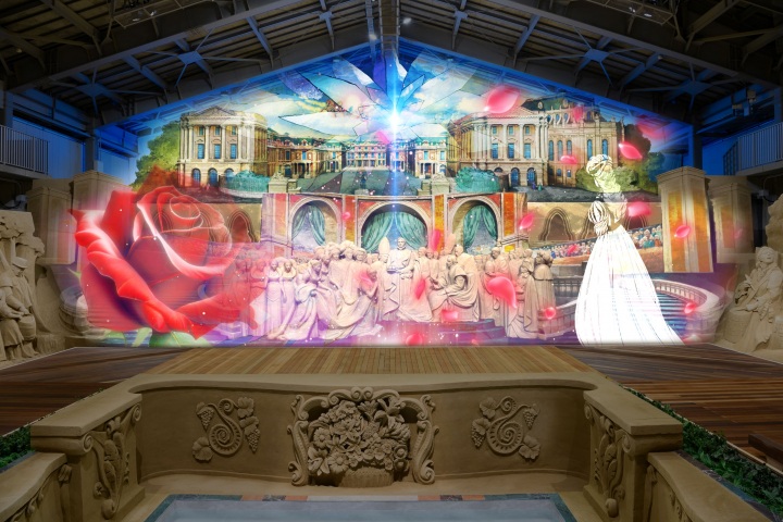 ＜NEW＞「砂像×プロジェクションマッピング2023」12月9日（土）～24日（日）鳥取砂丘砂の美術館にて、展覧会【エジプト編】の砂像作品と展示空間を鮮やかな光と音で彩ります。  今年のテーマは「The Dream of Egypt」。エジプト神話の世界観をベースに、古代エジプトから現代に至る悠久の時間をテーマにした物語です。  冬の砂丘で夢のような時間をお過ごしください。