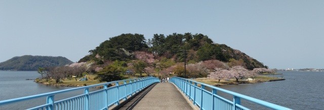 湖山池 青島公園