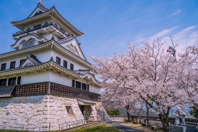 「お城山展望台　河原城」秀吉も陣を置いたお城山の展望台　