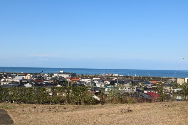 丘の上からの眺め（日本海）