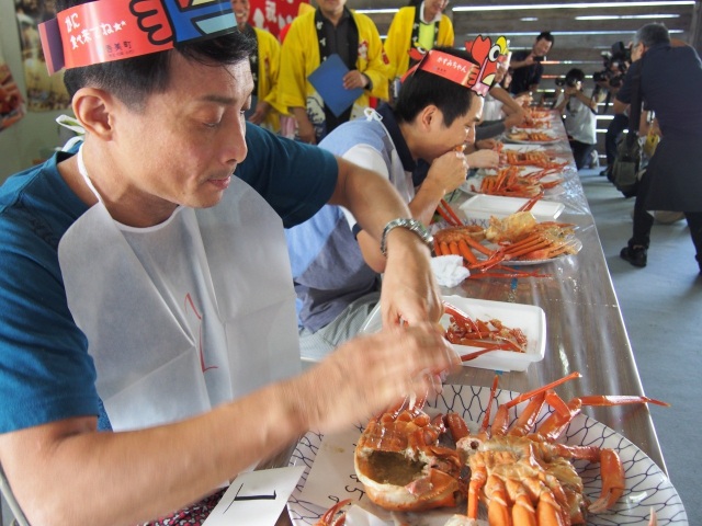 香住ガニ食べ方上手選手権