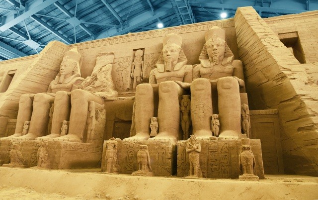 砂の美術館　※写真は第14期　エジプト編