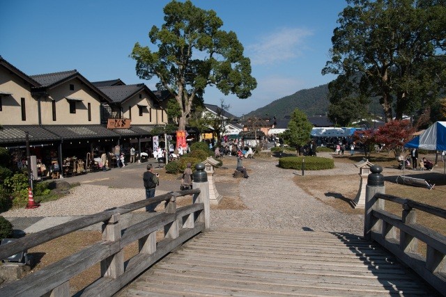 出石登城門広場