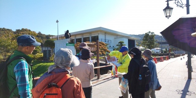 鳥取城跡　お堀端