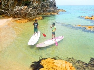 浦富海岸 SUP体験