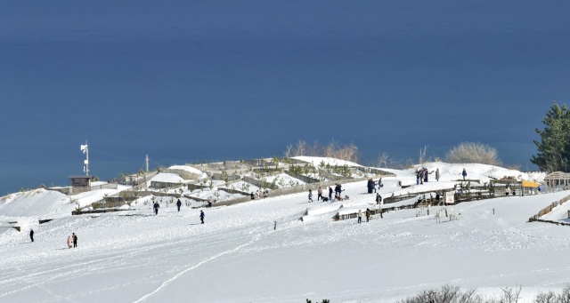 鳥取砂丘 雪景色